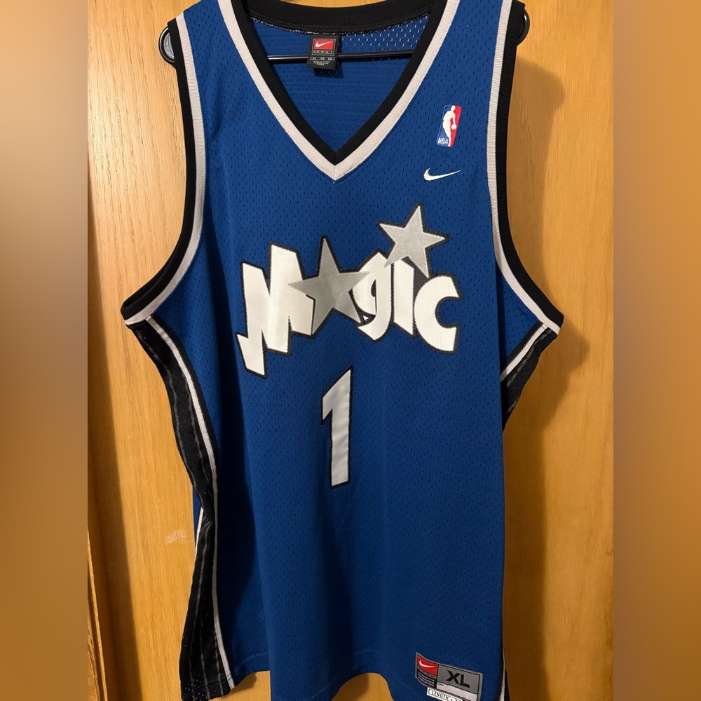 Nike Blue and Black Magic Jersey
